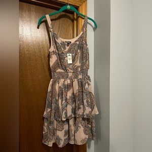 New with tags Express mini dress paisley print